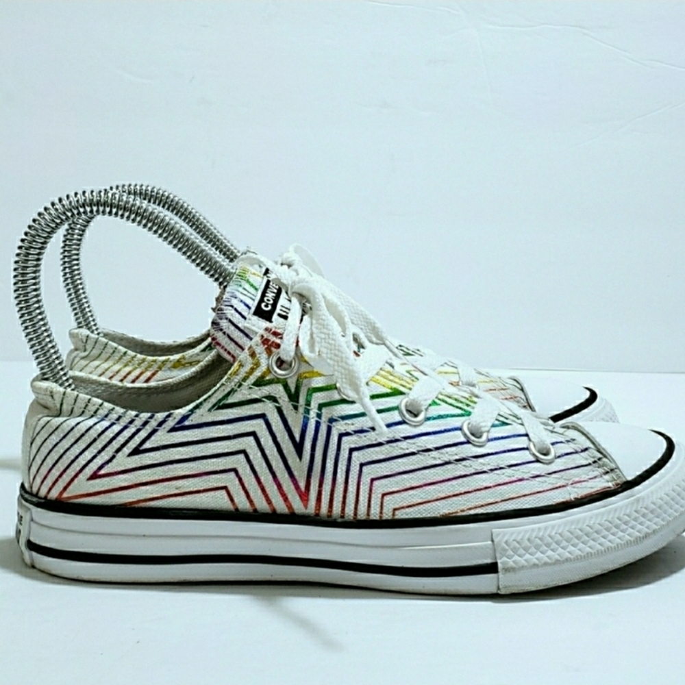 Converse Chuck Taylor Allstar Rainbow Striped Sneakers